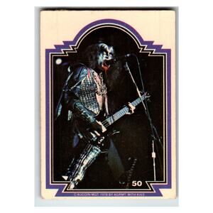 Donruss KISS Gene Simmons 1978 #50 Vintage Music Card
